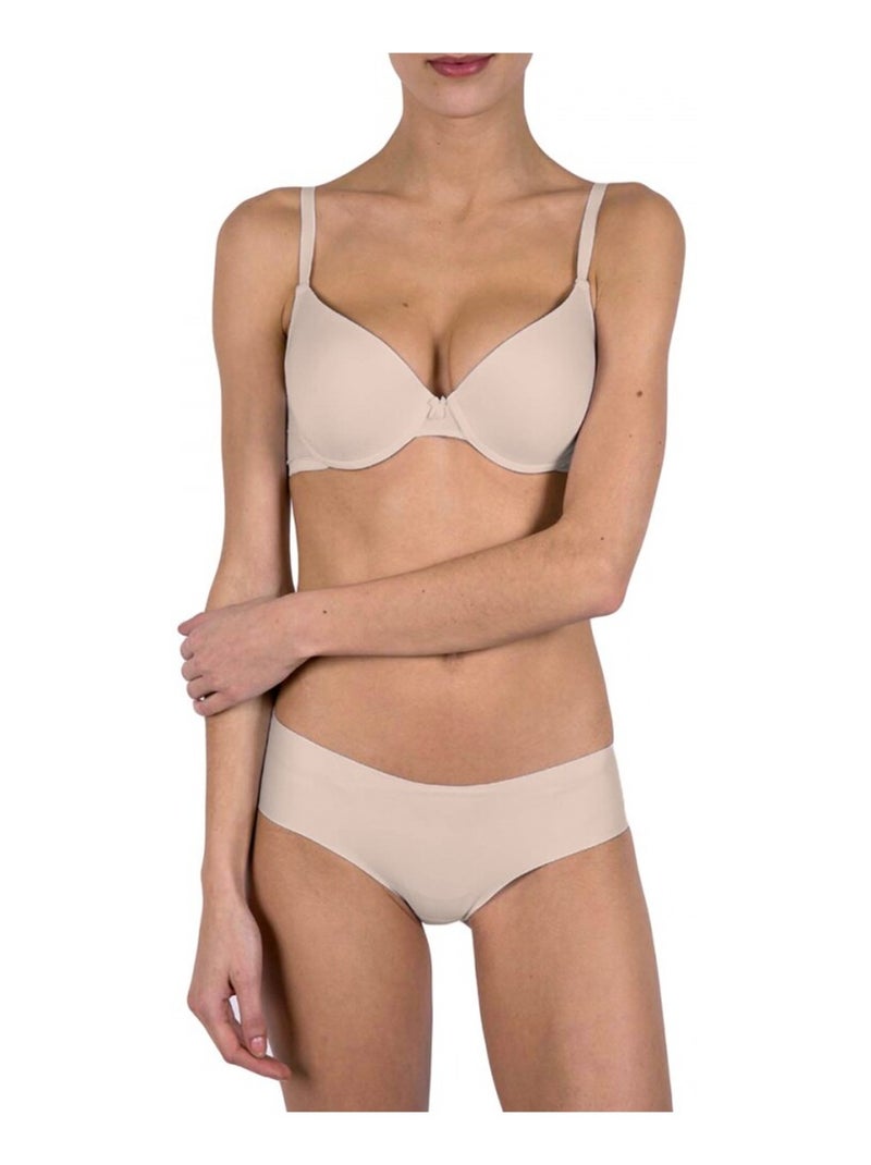 Culottes microfibre Lot de 3 Femme Beige - Kiabi