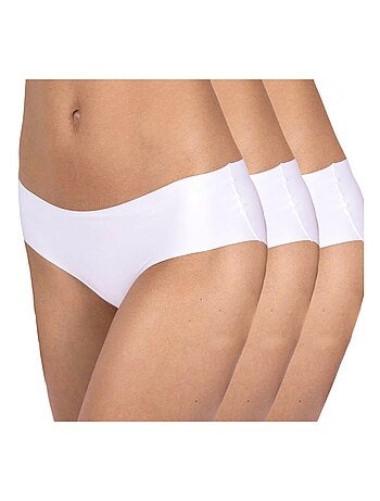 Culottes microfibre Lot de 3 Femme