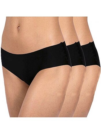 Culottes microfibre Lot de 3 Femme