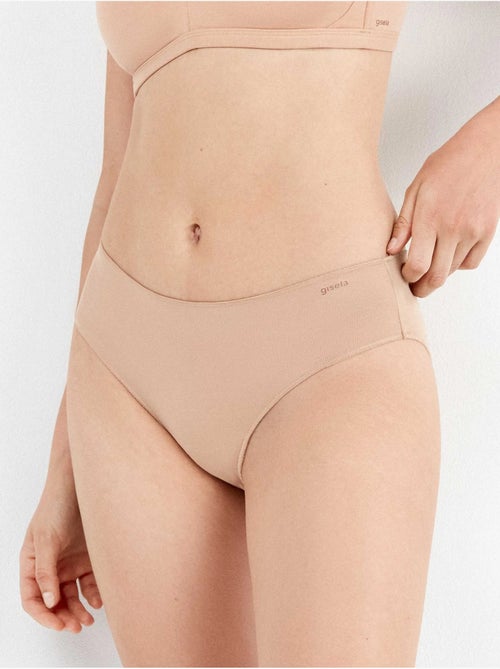 Culottes midi en coton bio - Kiabi
