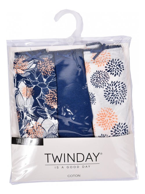 Culottes pour femme MAXI TWINDAY fantaisies - Pack de 6 - Kiabi Culottes pour femme MAXI TWINDAY fantaisies - Pack de 6 - Kiabi