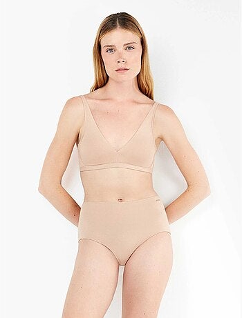 Culottes taille haute en coton bio