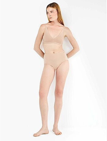 Culottes taille haute en coton bio