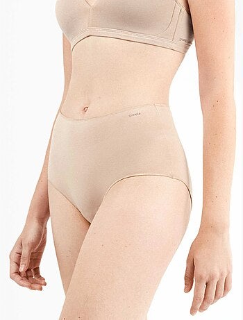Culottes taille haute en coton bio
