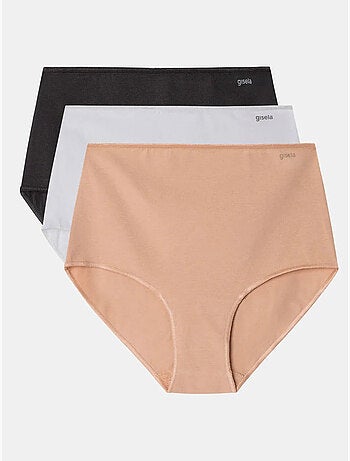 Culottes taille haute en coton bio
