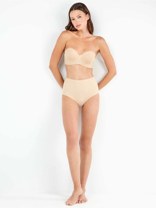 Culottes taille haute invisibles en microfibre - Kiabi