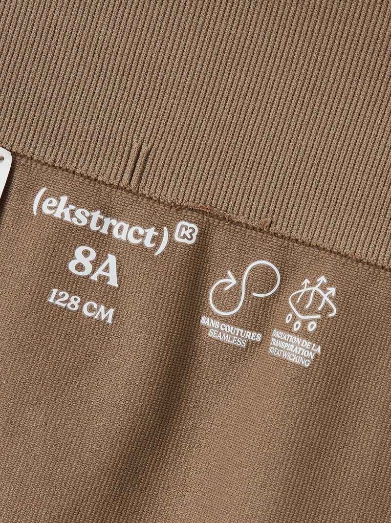 Cycliste de sport sans coutures - (ekstract) Beige - Kiabi