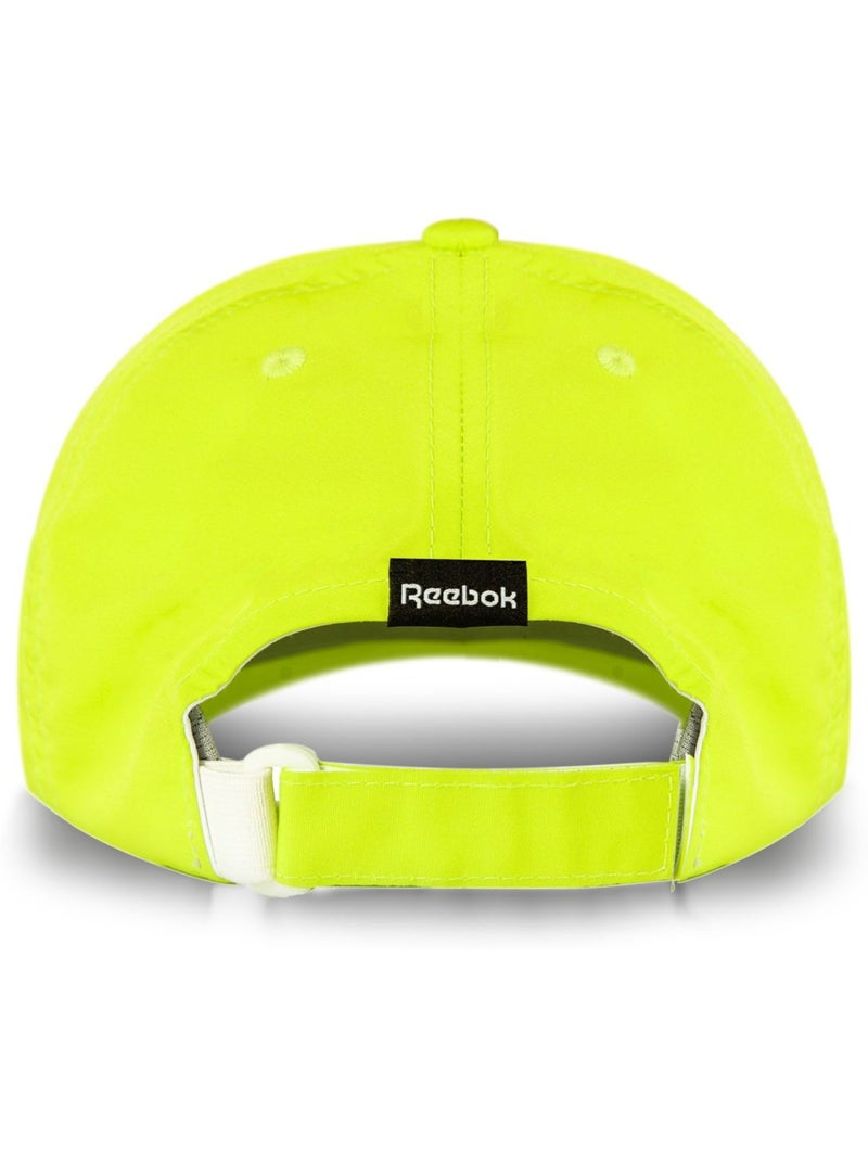 Dad cap van polyester met print aan de zijkant flow cap Geel - Kiabi