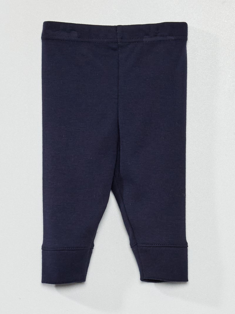 'Damart'-legging van Thermolactyl-vezel (niveau 3) blauw - Kiabi