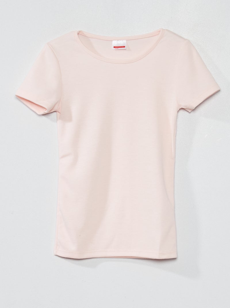 'Damart'-T-shirt van 'Thermolactyl'-vezel (niveau 3) roze - Kiabi
