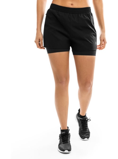 Dames 2-in-1 sportshort - Kiabi