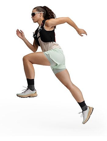 Dames 2-in-1 trailrunshort