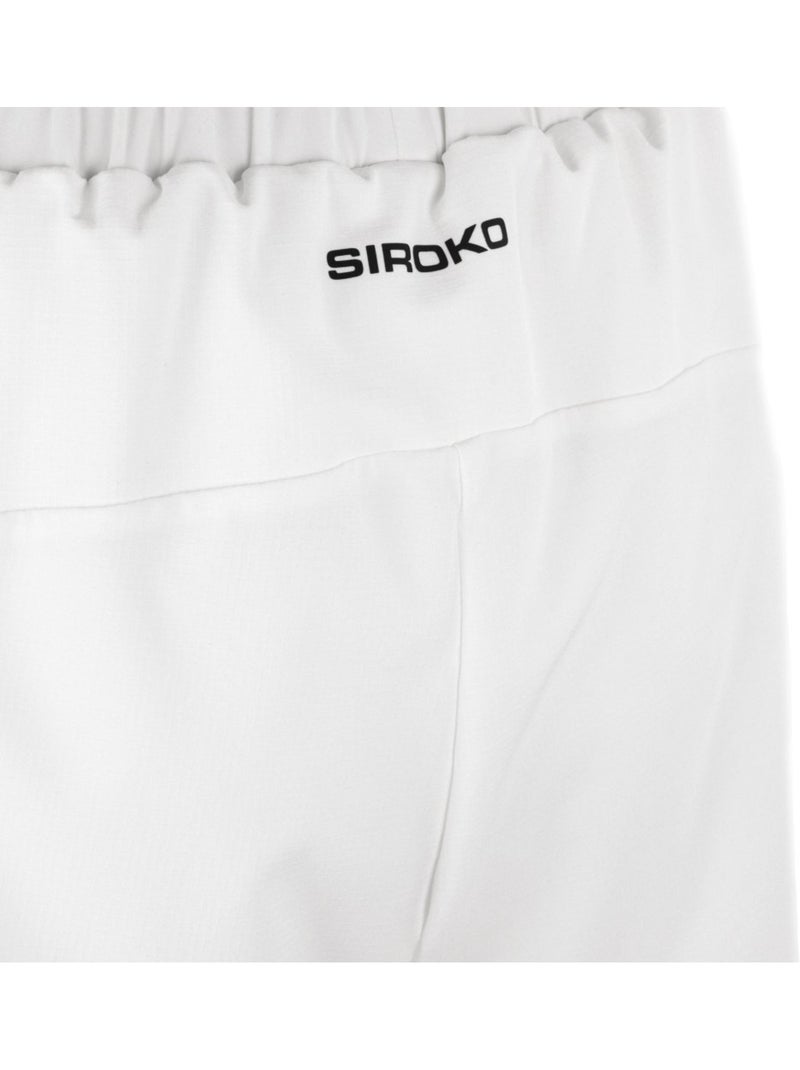 Dames 2-in-1 trailrunshort Wit - Kiabi