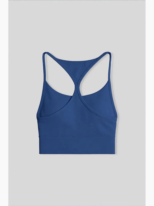 Dames aansluitend crop active top tommy - Kiabi