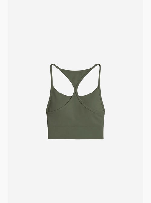 Dames aansluitend crop active top tommy - Kiabi