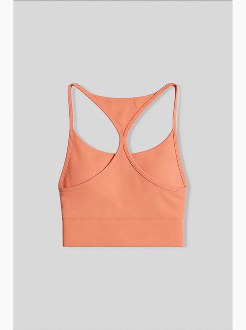 Dames aansluitend crop active top tommy - Kiabi