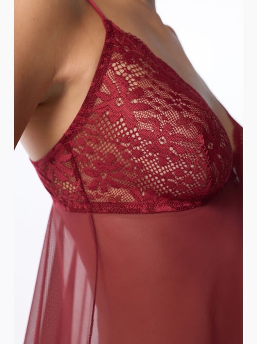 Dames babydoll van kant penti - Kiabi Dames babydoll van kant penti - Kiabi