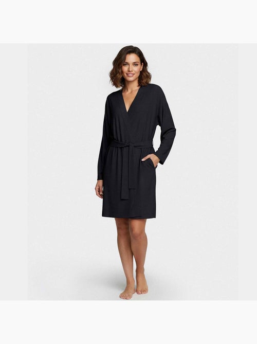 Dames badjas kimono lyocell - Kiabi