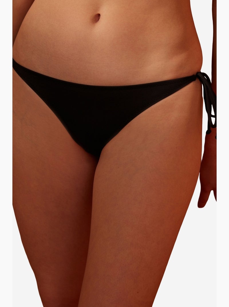 Dames basic bikinibroekje penti Zwart - Kiabi