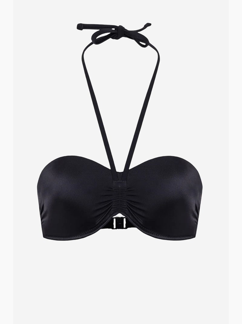 Dames bikinitop penti Zwart - Kiabi