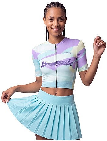 Dames boombastic cropped wielershirt