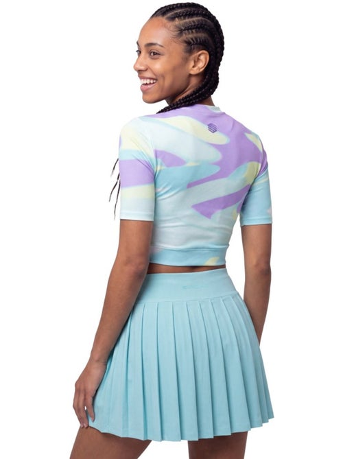 Dames boombastic cropped wielershirt - Kiabi