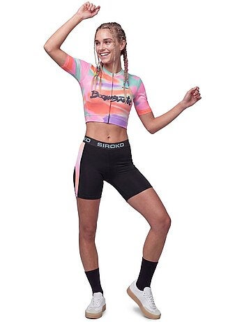 Dames boombastic cropped wielershirt