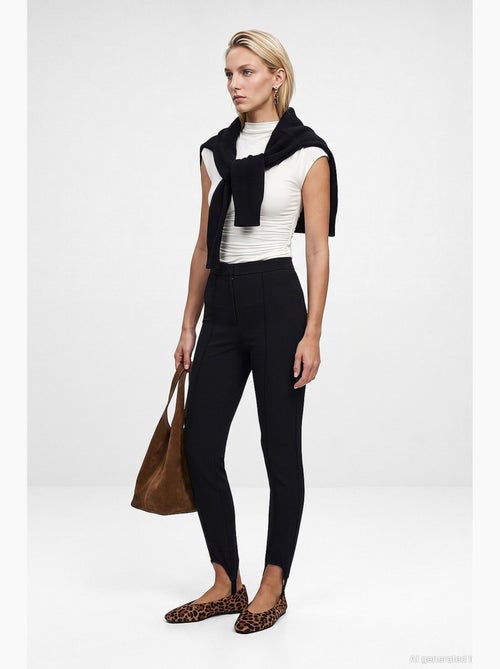 Dames broek met rechte pijp dilvin - Kiabi Dames broek met rechte pijp dilvin - Kiabi