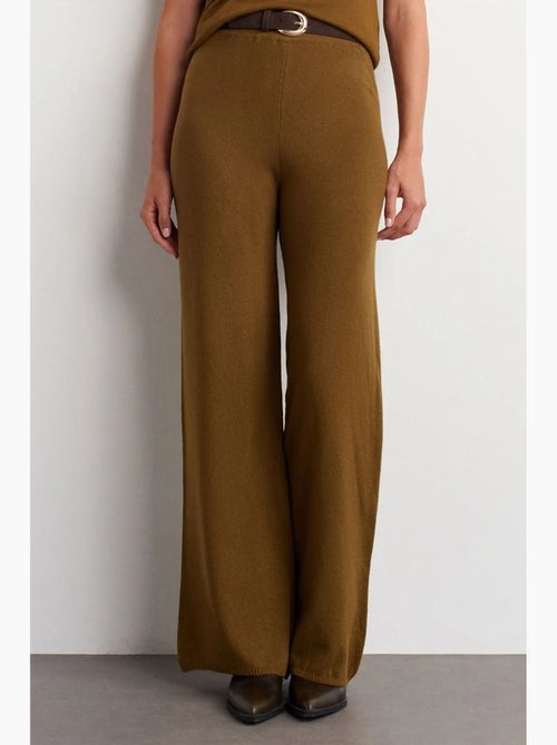 Dames broek van lurexbreisel met wijde pijp dilvin - Kiabi Dames broek van lurexbreisel met wijde pijp dilvin - Kiabi