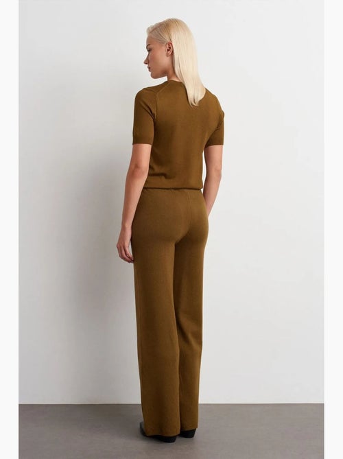 Dames broek van lurexbreisel met wijde pijp dilvin - Kiabi Dames broek van lurexbreisel met wijde pijp dilvin - Kiabi