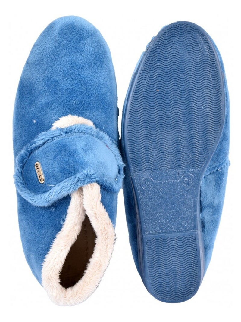 Dames Charentaise PREMIUM SCRATCH Blauw - Kiabi