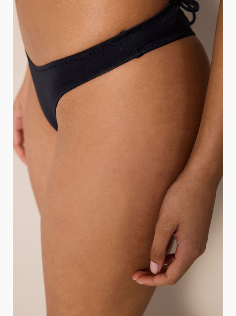 Dames cheeky bikinibroekje penti Zwart - Kiabi