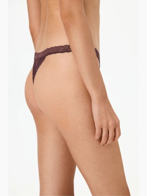 Dames comfortabele katoenen string penti - Kiabi