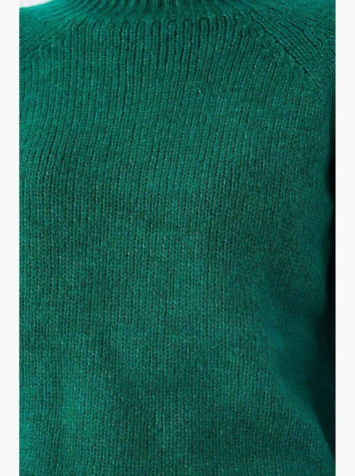 Dames cropped sweater van getextureerd breisel mixray - Kiabi