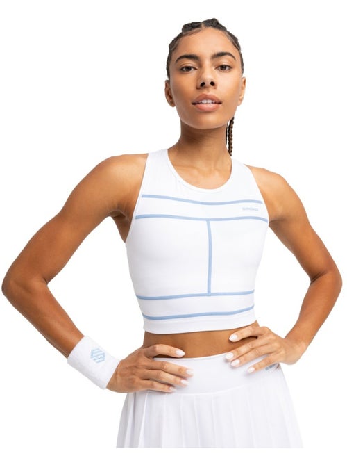 Dames cropped tennistop - Kiabi
