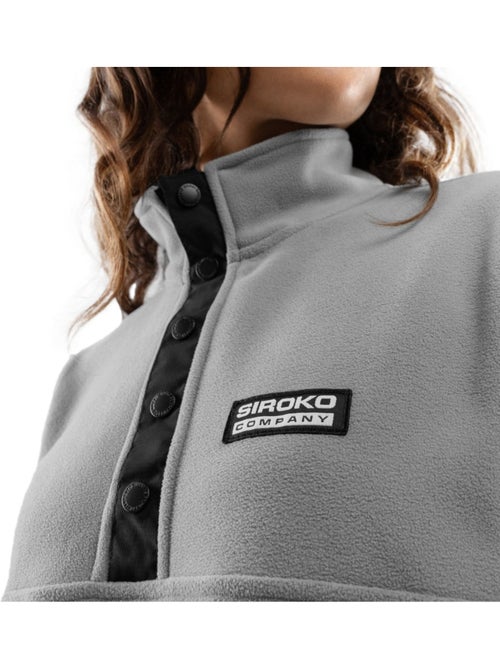 Dames dikke fleece half-snap trui - Kiabi Dames dikke fleece half-snap trui - Kiabi