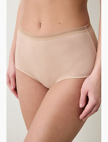 Dames easy trim met hoge taille van katoen penti
