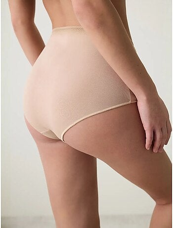 Dames easy trim met hoge taille van katoen penti