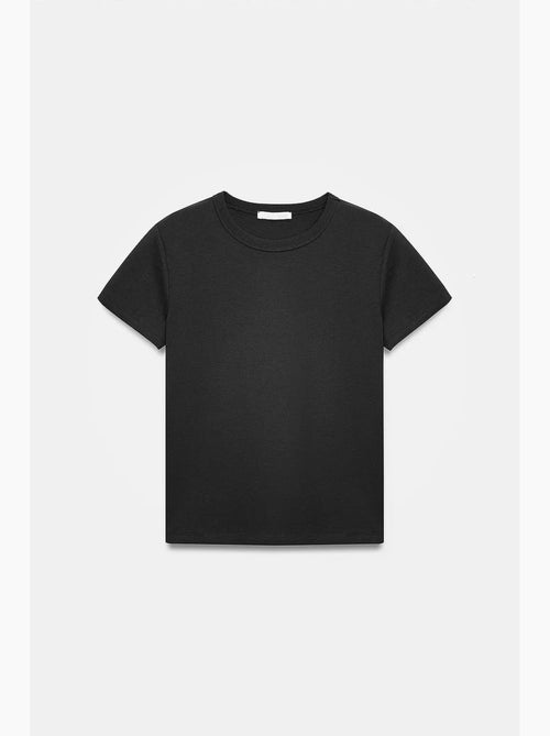 Dames effen t-shirt met ronde hals dilvin - Kiabi
