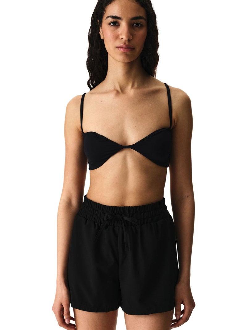 Dames felix strandshort penti Zwart - Kiabi