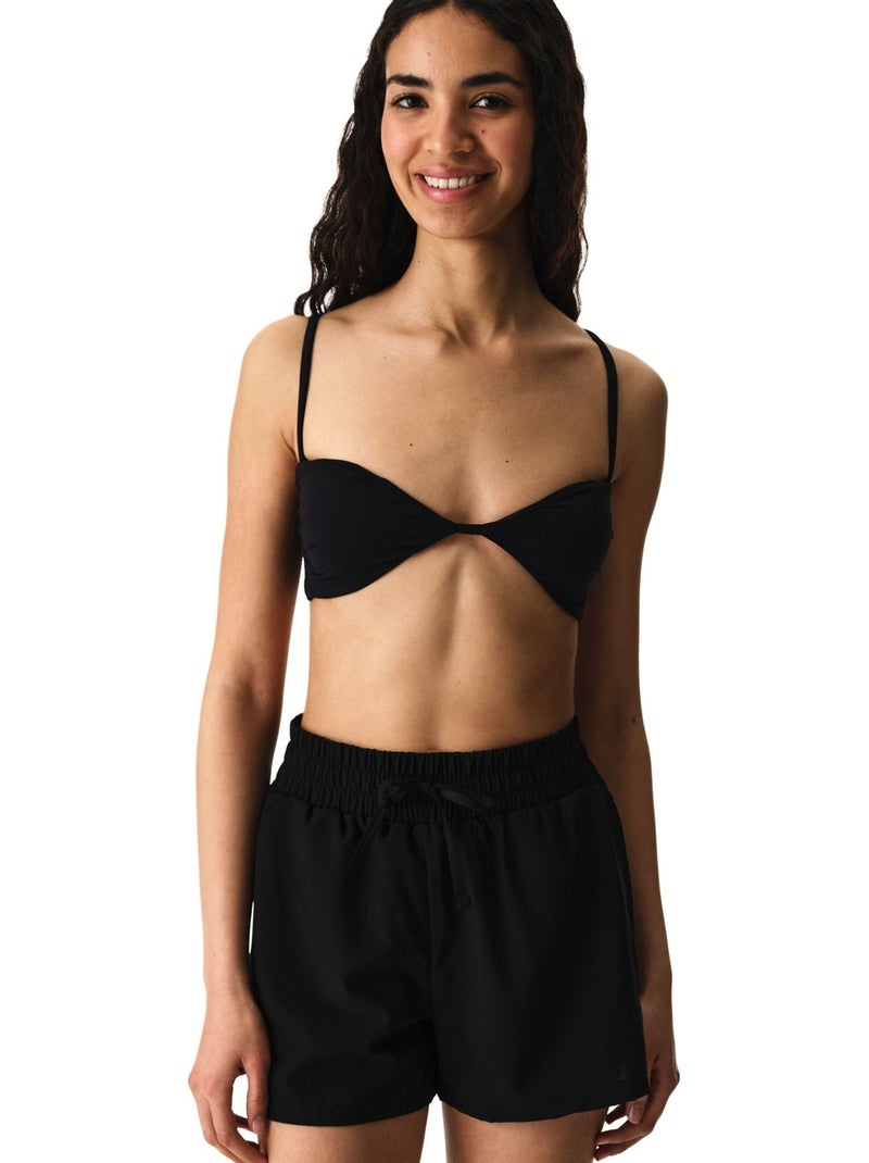 Dames felix strandshort penti Zwart - Kiabi
