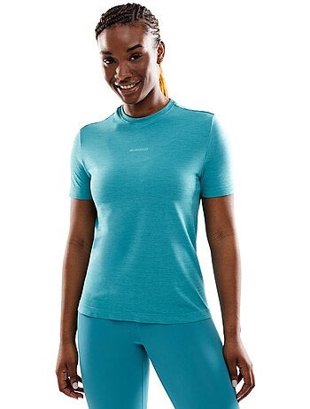 Dames fitness shirt met korte mouwen