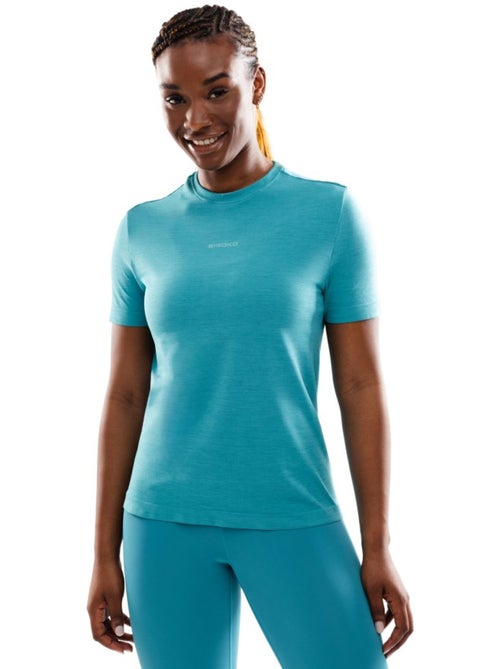 Dames fitness shirt met korte mouwen - Kiabi Dames fitness shirt met korte mouwen - Kiabi