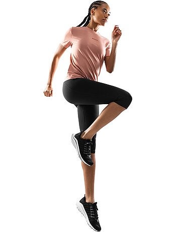 Dames fitness shirt met korte mouwen