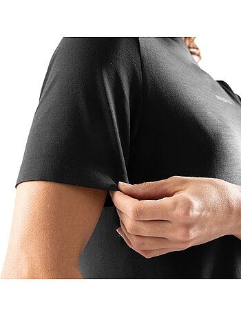 Dames fitness shirt met korte mouwen