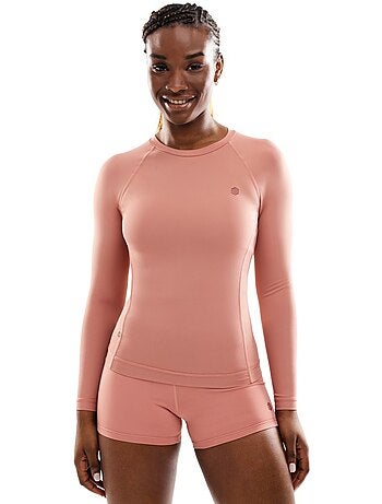 Dames fitness shirt met lange mouwen