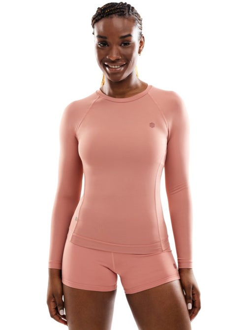 Dames fitness shirt met lange mouwen - Kiabi
