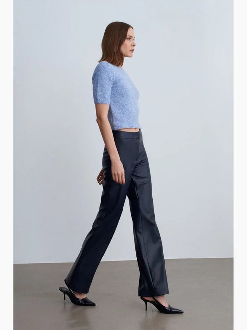 Dames flared broek van imitatieleer dilvin - Kiabi