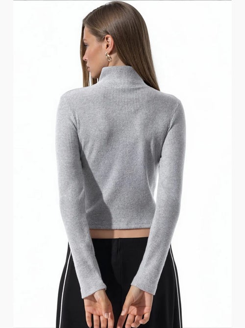 Dames gebreid vest busem - Kiabi