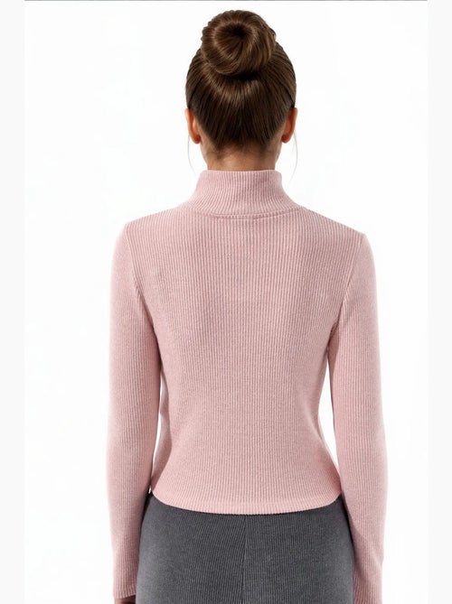 Dames gebreid vest busem - Kiabi